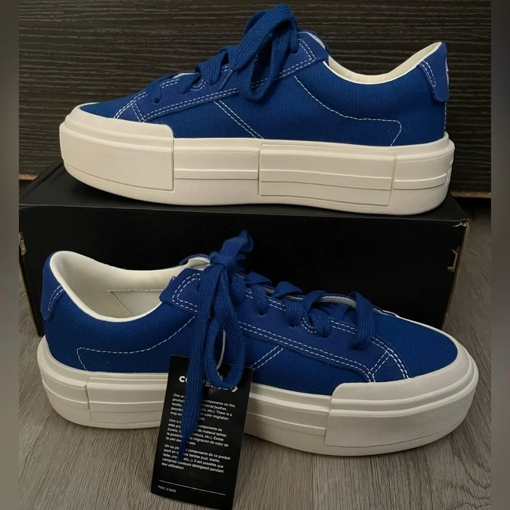 Converse Cruise Ox Blue Sneakers - Women’s 10.5 / Men’s 9 - Picture 2 of 7